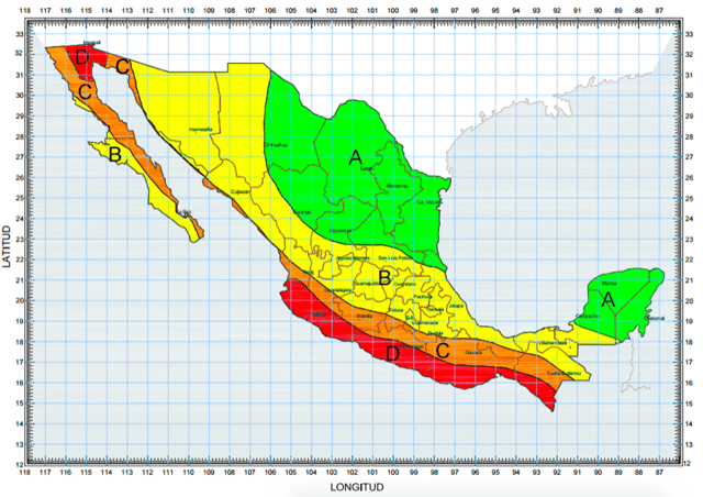 Zonas-sísmicas-en-México